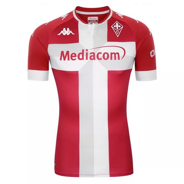 Camiseta Fiorentina Replica Tercera Ropa 2020/21 Rojo